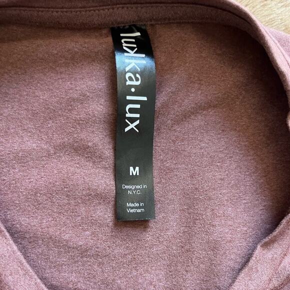 Lukka Lux Long Sleeve‎ Shirt Blush Women’s Medium - Picture 2 of 6